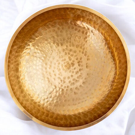 El Yapımı Çekiçle Dövülmüş Meditasyon Kasesi Çanı Singing Bowl Seti 13 cm Şarkı Söyleyen Kase