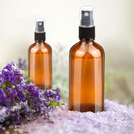 100ml Küçük Amber Cam Sprey Şişesi Boş İnce Sis Cam Şişeler Uçucu Yağlar için Atomizer Sprey Şişesi, Koku Yağı Örneği, Aromaterapi, Kimyasal Sıvı - 5'li Paket