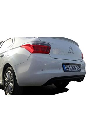 Citroen C Elysee (2012-2016)Uyumlu  Arka Tampon Eki - Difüzör (plastik)