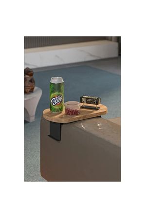 Ikili (2 Adet) Yan Sehpa Ayarlanabilir Tepsi Dekoratif Modern Tepsi Oval