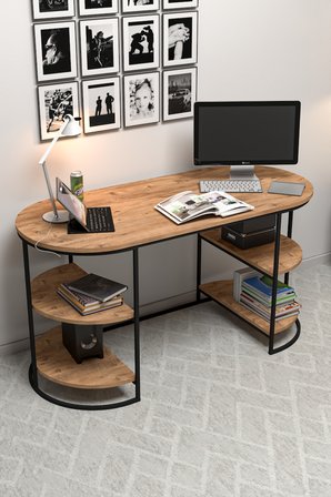 Çalışma Masası 140 cm Bilgisayar Masası Çok Amaçlı Makyaj Masası Ofis Masası Yemek masası 