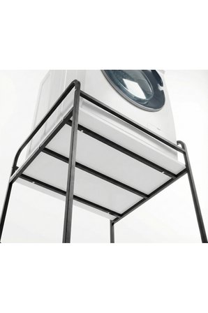 Çamaşır Makinesi Dolabı Raf Metal Düzenleyici Organizer 2 Katlı Banyo Rafı Çok Amaçlı Dolap 