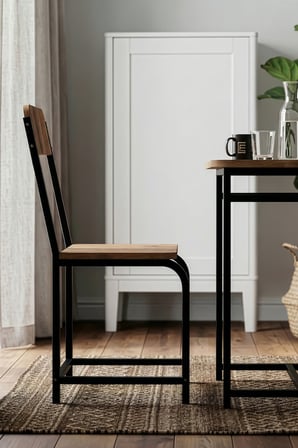 Sandalye Modern Mutfak Yemek Sandalyesi Şık Cafe Balkon Bahçe Tekli Sandalye Minör 9821 Atlantik 
