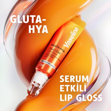 Vaseline Gluta Hya Serum Etkili Lip Gloss Juicy Peach