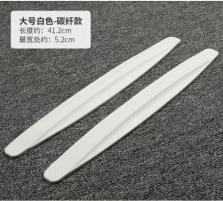 araba tampon koruma şeriti 2 adet (siyah)