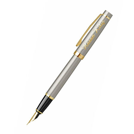 Scrikss Saten Altın 3 lü Kalem Seti ( Ömür boyu garantili )