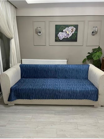 KOLTUK ÖRTÜSÜ SÜNGERLİ KAYMAZ Siyah, 170 x 210