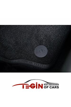 Peugeot 3008 2008-2017 Aracınıza Özel Prime Siyah Halı Siyah Kenar Halı Paspas