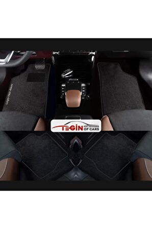 Renault Clio 5 2019+ Aracınıza Özel Prime Siyah Halı Siyah Kenar Halı Paspas