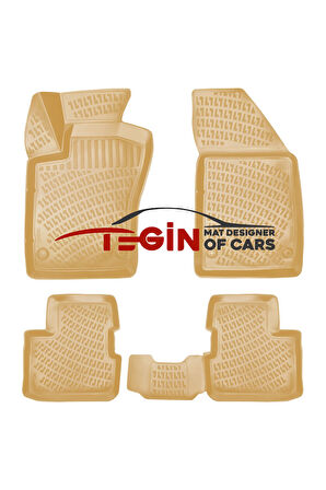 Fiat Egea Sedan  Bagaj Havuzu 2023 + Bej 3D Havuzlu Paspas