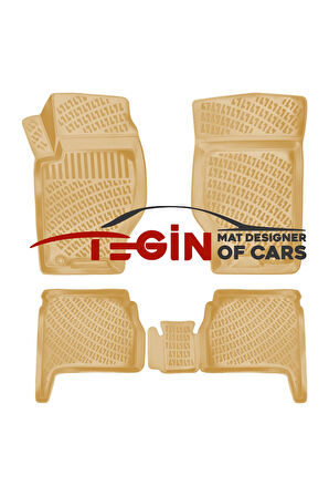 Kia Sorento  Bagaj Havuzu 2005 + Bej 3D Havuzlu Paspas