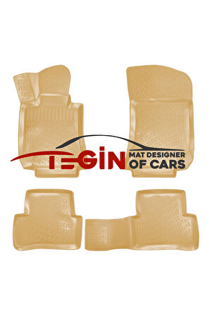 Mercedes E Serisi W212 Plastik Setli Bagaj  Bagaj Havuzu 2010-2016 + Bej 3D Havuzlu Paspas