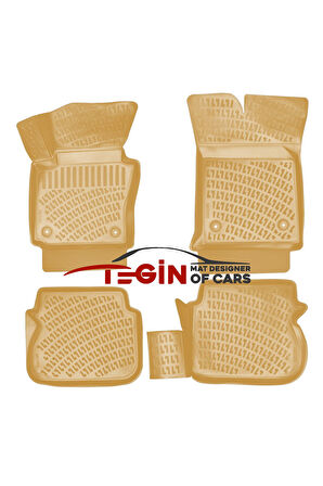 Volkswagen Caddy 2008  Bagaj Havuzu + Bej 3D Havuzlu Paspas