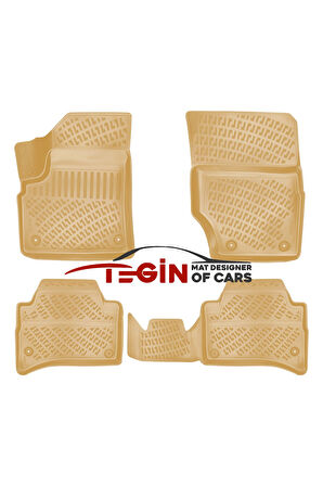 Volkswagen Touareg 2009  Bagaj Havuzu + Bej 3D Havuzlu Paspas