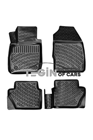 Ford Fiesta Bagaj Havuzu 2009 + Siyah 3D Havuzlu Paspas