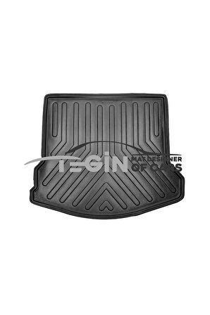 Ford Focus 3 Sedan Düz Zemin İnce Stepne Kulaklı Bagaj Havuzu 2011 + Siyah 3D Havuzlu Paspas