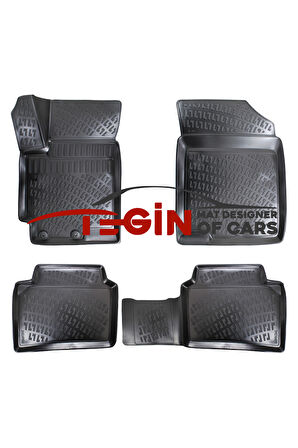 Kia Rio HB Bagaj Havuzu 2019 + Siyah 3D Havuzlu Paspas