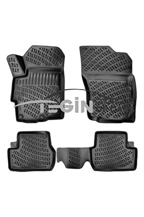 Mitsubishi Lancer 2008 sonrası Bagaj Havuzu + Siyah 3D Havuzlu Paspas