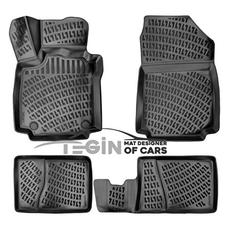 Renault Clio 2 HB 2005 Bagaj Havuzu + Siyah 3D Havuzlu Paspas