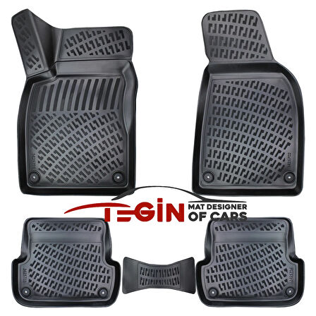 Seat Exeo 2009 Bagaj Havuzu + Siyah 3D Havuzlu Paspas