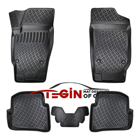 Seat İbiza 2003 Bagaj Havuzu + Siyah 3D Havuzlu Paspas