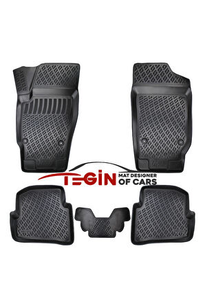 Skoda Fabia STW 2001 Bagaj Havuzu + Siyah 3D Havuzlu Paspas