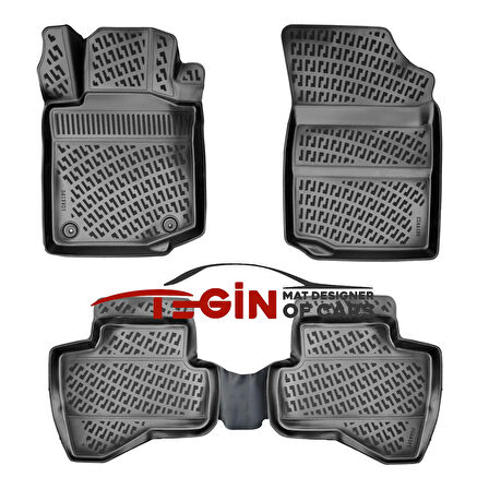 Toyota Aygo 2014 Bagaj Havuzu + Siyah 3D Havuzlu Paspas