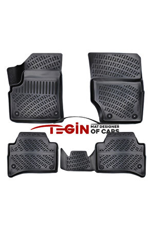 Volkswagen Touareg 2008 Bagaj Havuzu + Siyah 3D Havuzlu Paspas