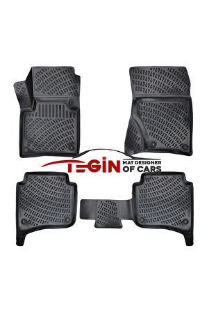 Volkswagen Touareg 2013 Bagaj Havuzu + Siyah 3D Havuzlu Paspas