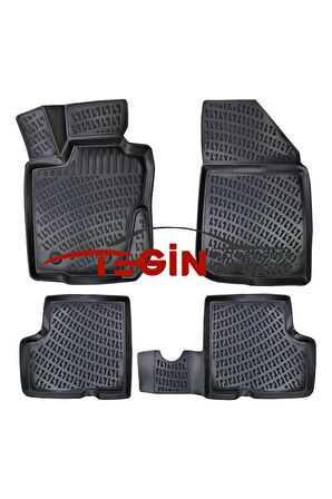 Dacia Duster 2 WD (4x2) Bagaj Havuzu 2010 + Siyah 3D Havuzlu Paspas