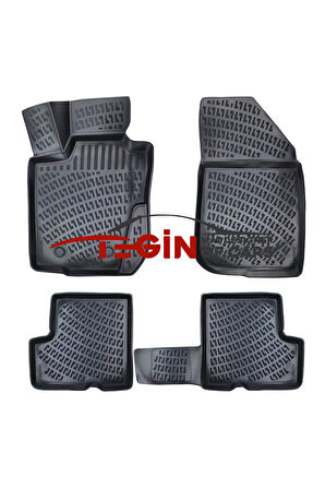 Dacia Logan MCV (5 koltuk) Bagaj Havuzu 2008 + Siyah 3D Havuzlu Paspas