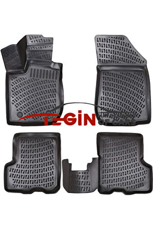 Dacia Sandero Bagaj Havuzu 2012-2020 + Siyah 3D Havuzlu Paspas