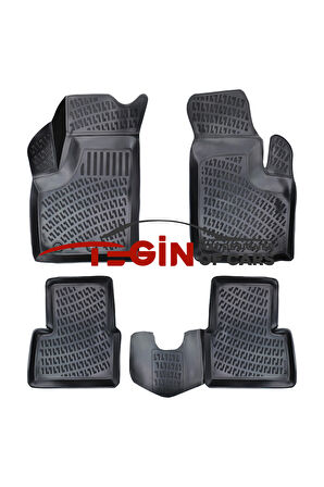 Fiat Doblo Bagaj Havuzu 2002 + Siyah 3D Havuzlu Paspas