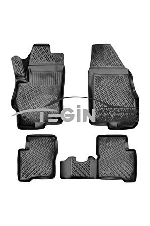 Fiat Linea Bagaj Havuzu 2010 + Siyah 3D Havuzlu Paspas
