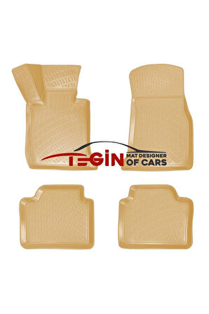 Bmw 3 Serisi F30 2019 3D Havuzlu Paspas Bej