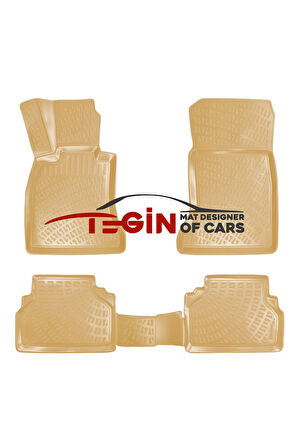 Bmw 5 Serisi E39 1998 3D Havuzlu Paspas Bej