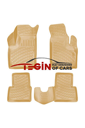 Fiat Fiorino 2009 3D Havuzlu Paspas Bej