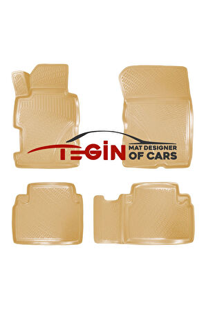 Honda CR-V 2022 3D Havuzlu Paspas Bej