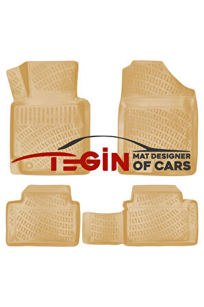 İnfiniti QX30 2017-2019 3D Havuzlu Paspas Bej