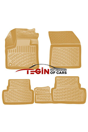 Opel Grandland Alt Bagaj 2018  Bagaj Havuzu + Bej 3D Havuzlu Paspas