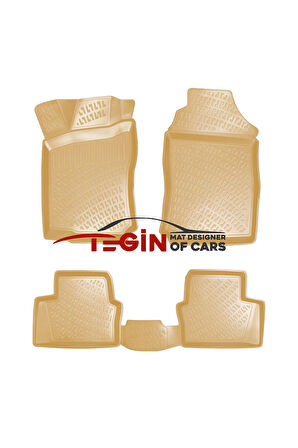 Opel Vectra B 1995-2002 3D Havuzlu Paspas Bej