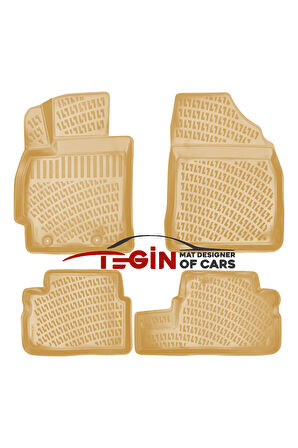 Toyota Corolla 2009  Bagaj Havuzu + Bej 3D Havuzlu Paspas