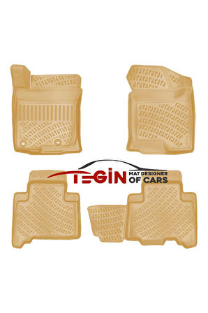 Toyota Land Cruiser Prado J150 2012 3D Havuzlu Paspas Bej