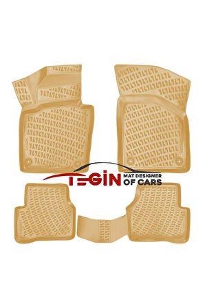 Volkswagen Passat B7 2011  Bagaj Havuzu + Bej 3D Havuzlu Paspas