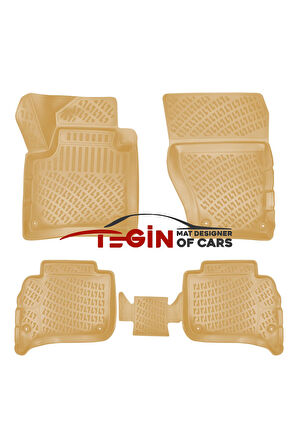 Volkswagen Touareg 2023 3D Havuzlu Paspas Bej