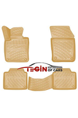 Volvo S90 2021 3D Havuzlu Paspas Bej