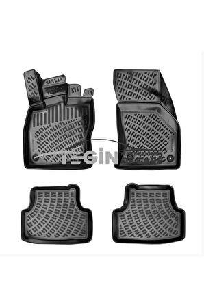 Audi A3 2016 3D Havuzlu Paspas Siyah