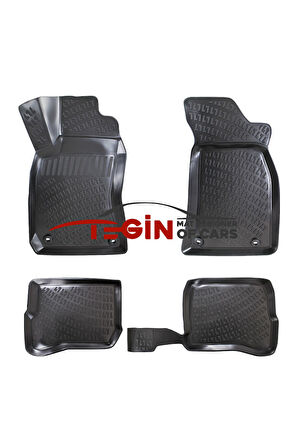 Audi A4 B5 2001 3D Havuzlu Paspas Siyah