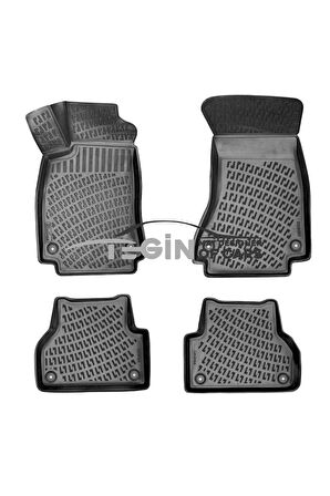 AUDİ A5 Siyah 3D Havuzlu Paspas + Bagaj Havuzu 2012