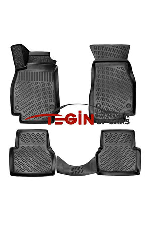 Audi A6 C8 2023 3D Havuzlu Paspas Siyah